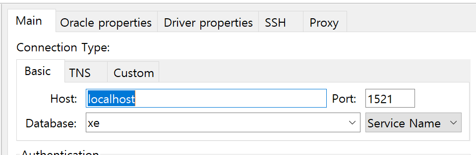 맥 부트캠프 오라클 연결 DBeaver ORA-12514, TNS:listener does not currently know of service requested in connect descriptor 에러 해결 패러렐즈